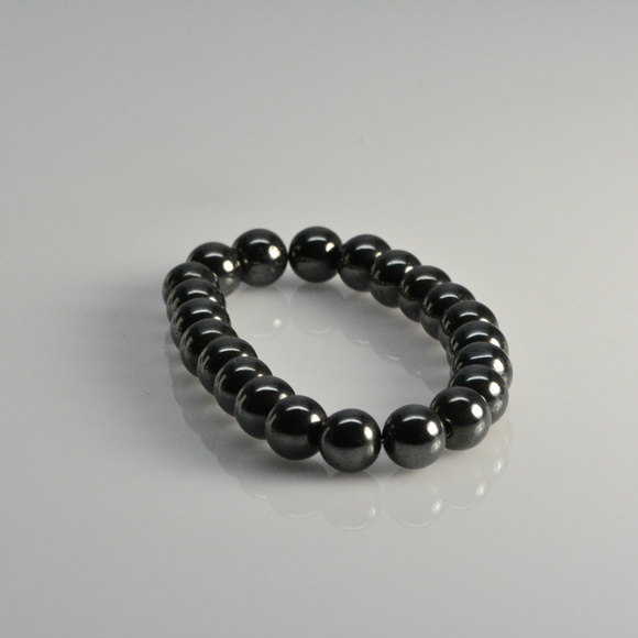 Hematite Bracelet - Stretch bracelet gemstones - Picture 3 of 4